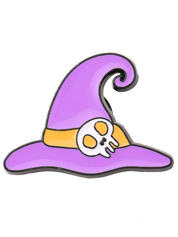 Значок металлический iLikeGift The Witchs Hat