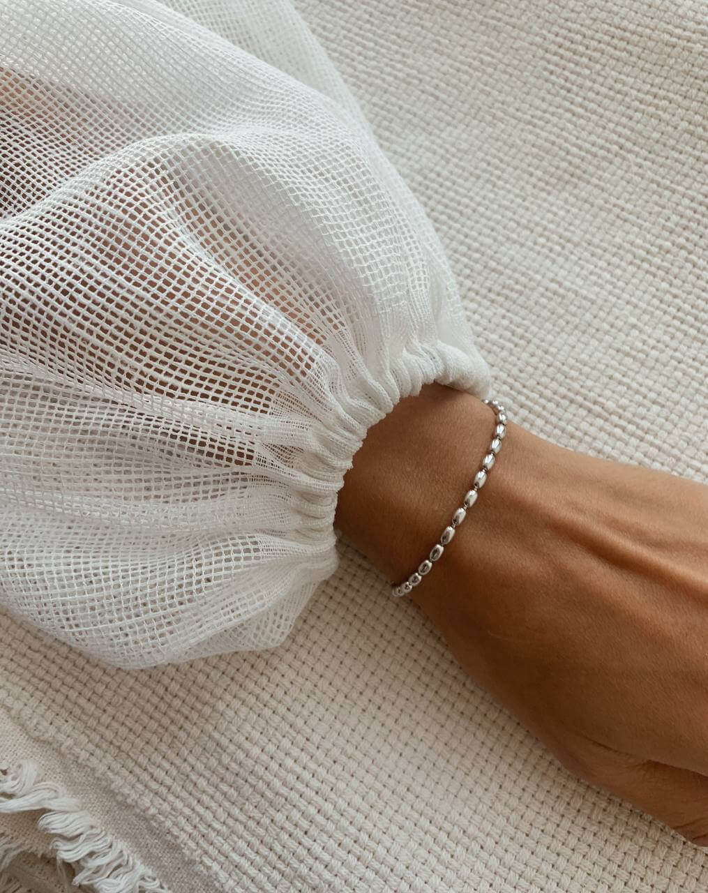 Браслет Minimal Рисинки (серебро)