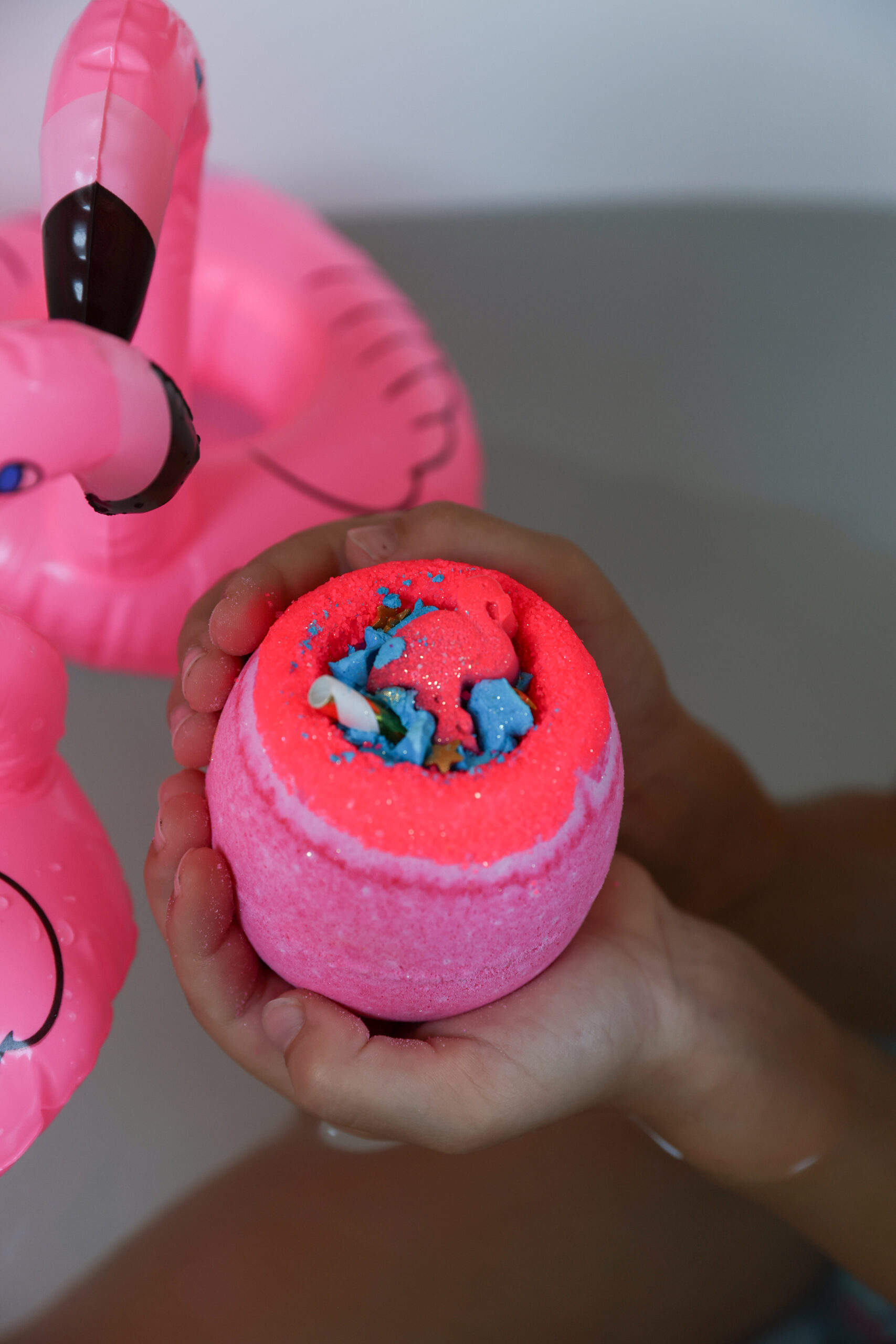 Бомба для ванны Розовый фламинго 1