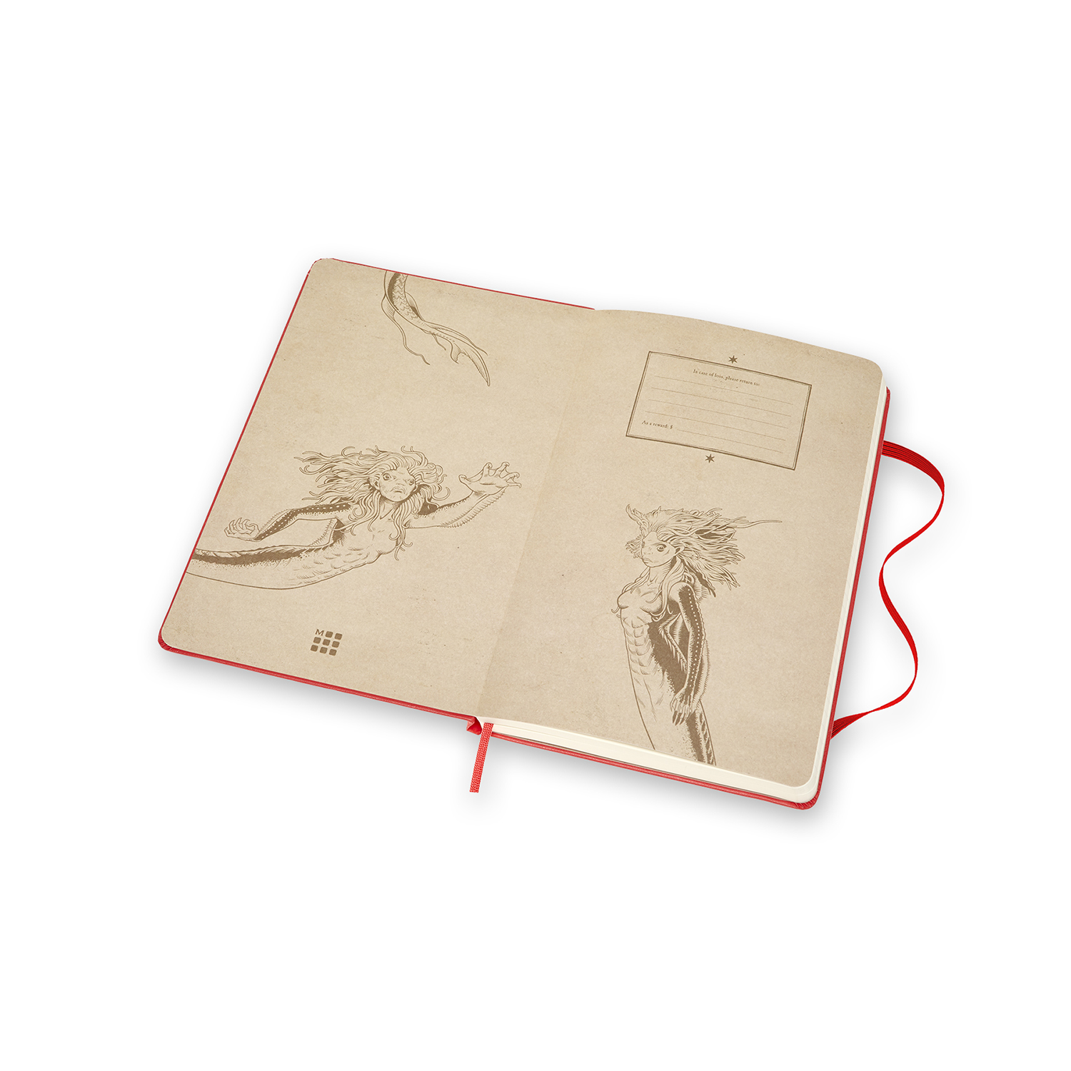 Записная книжка Harry Potter (в линейку) Large красный