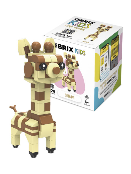 Конструктор Qbrix Kids Жираф