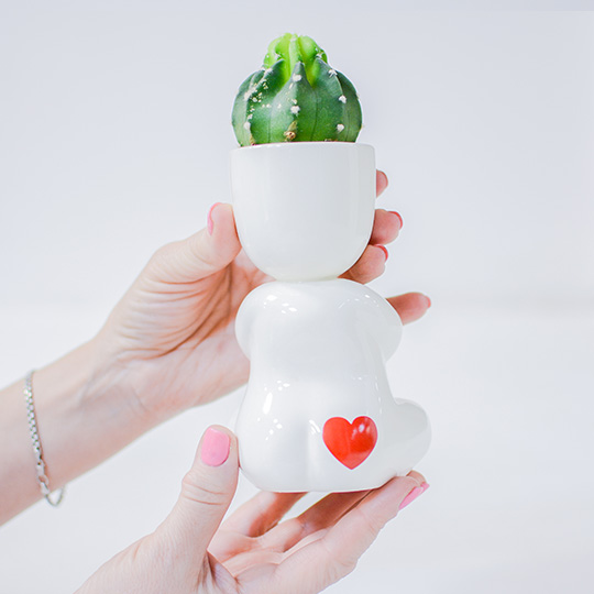 Экочеловек Йог с сердечком