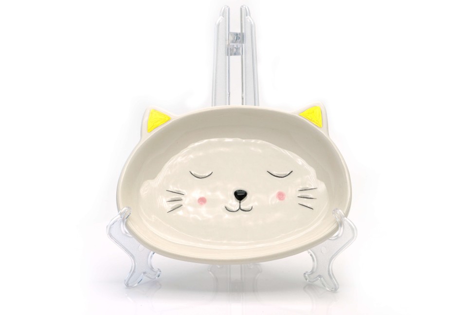 Тарелка керамическая Cat plate