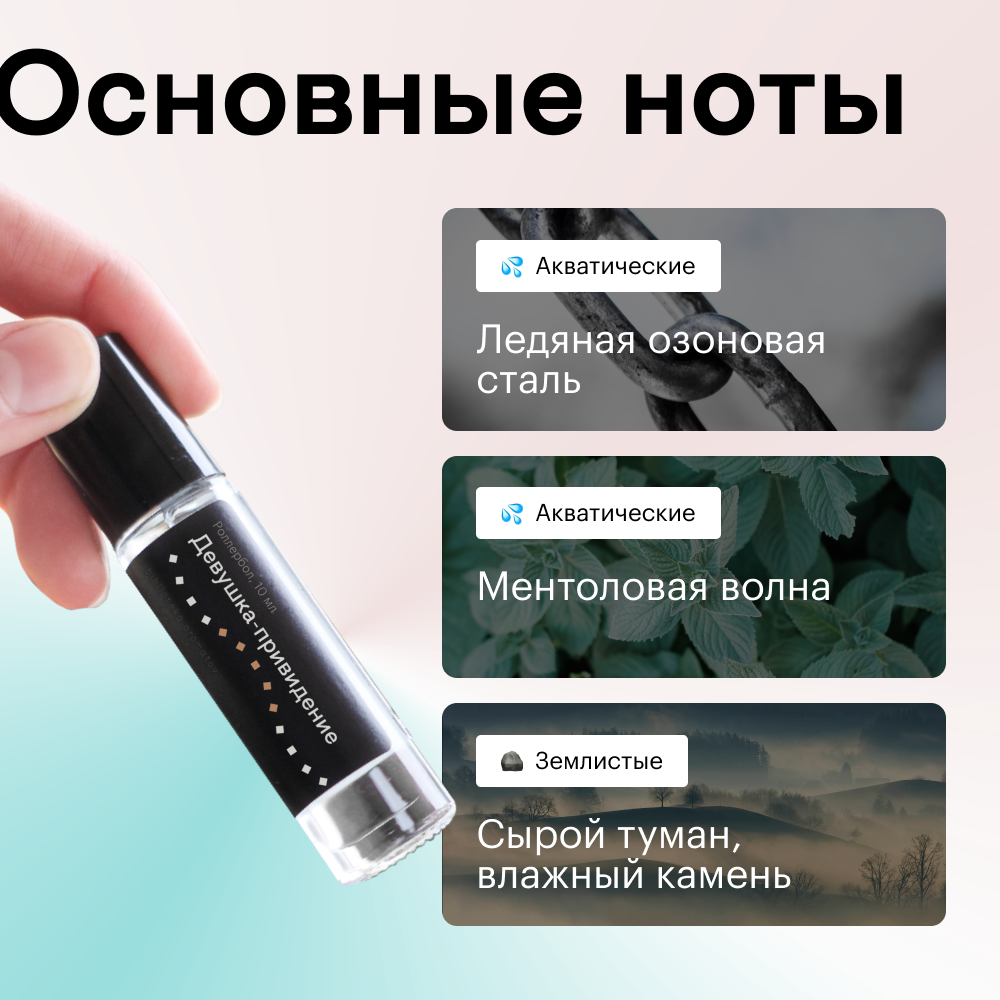 Духи роллербол Девушка - привидение 10 мл.(БА)