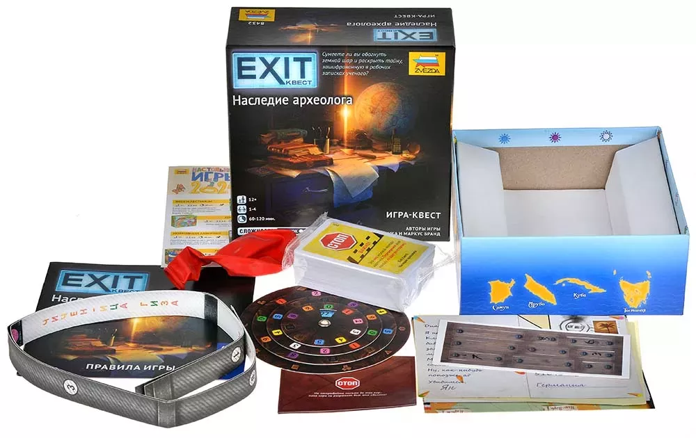 Настольная игра Exit-Квест. Наследие археолога
