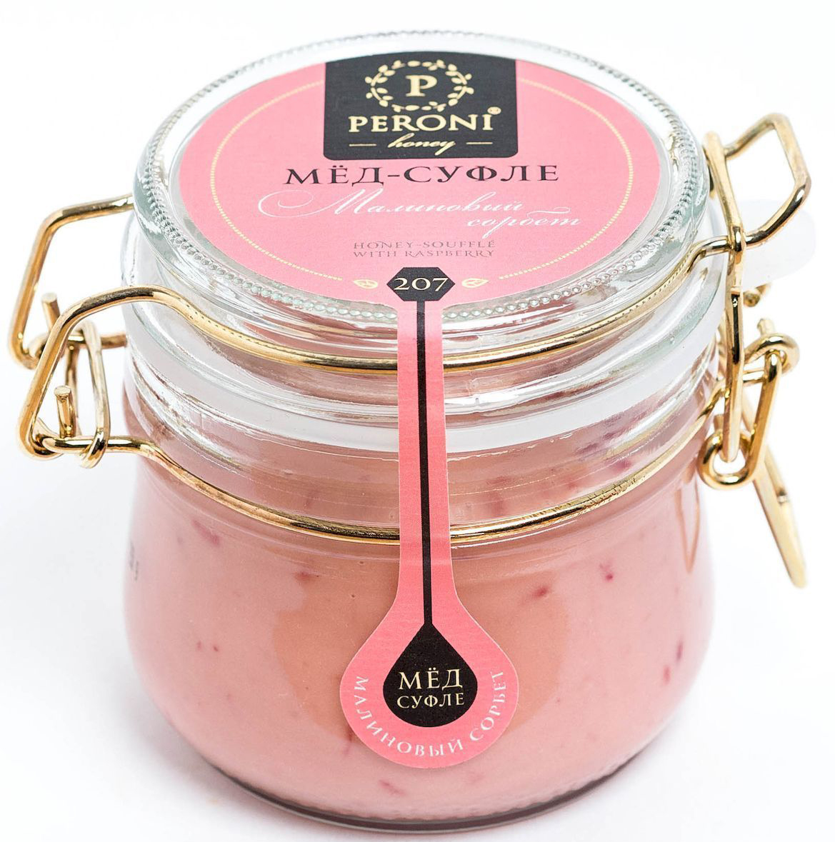 Мед-суфле Маргарита с клубникой, 250 гр.