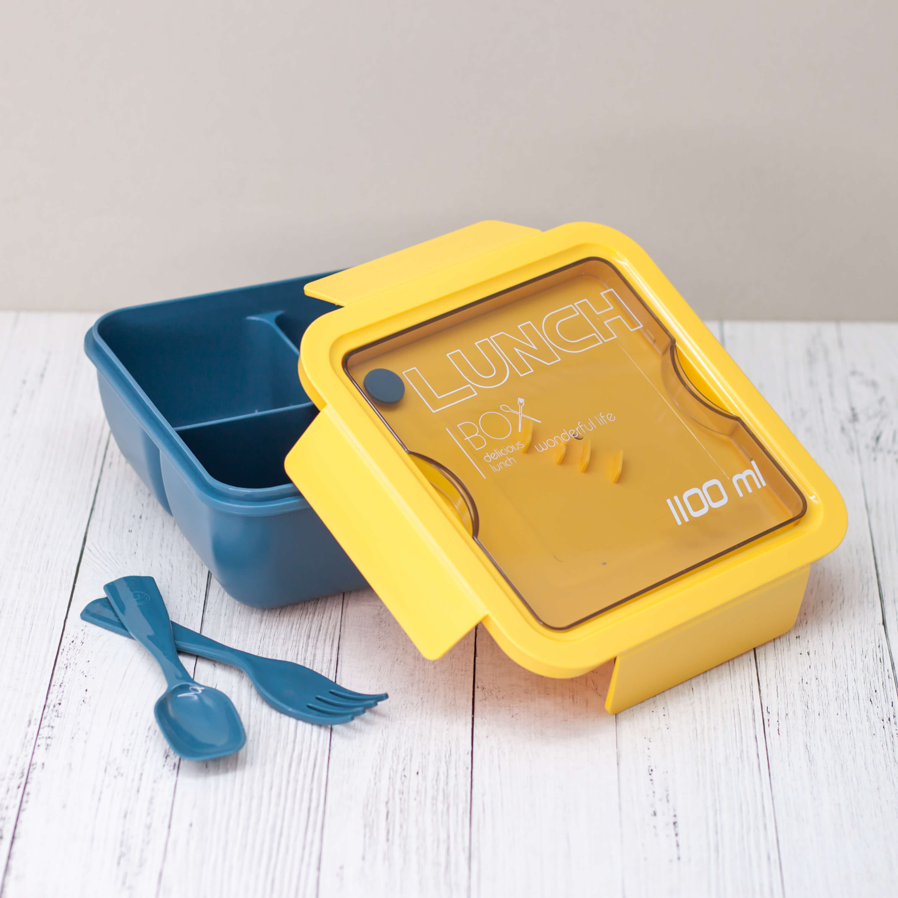 Ланчбокс Square (yellow-blue)