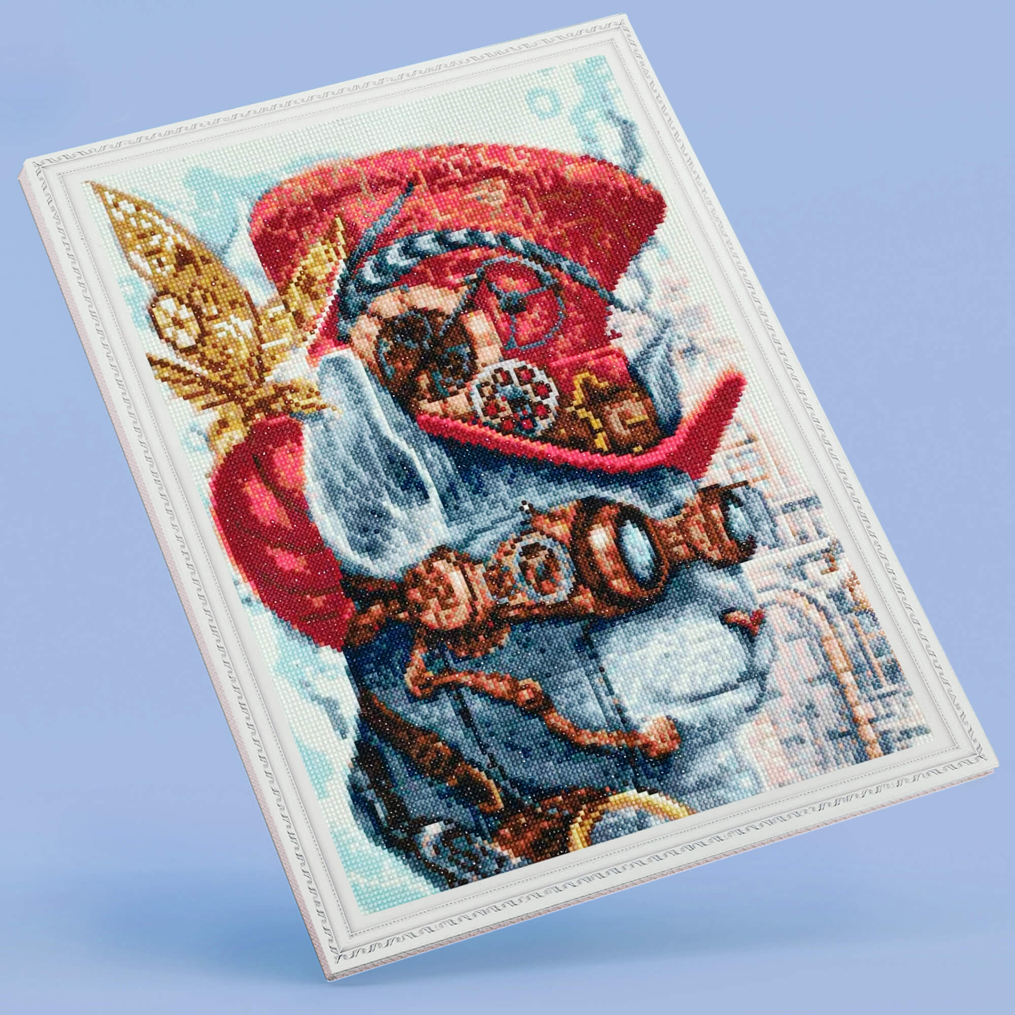 Алмазная мозаика Кот сюрреалист 40х50 см