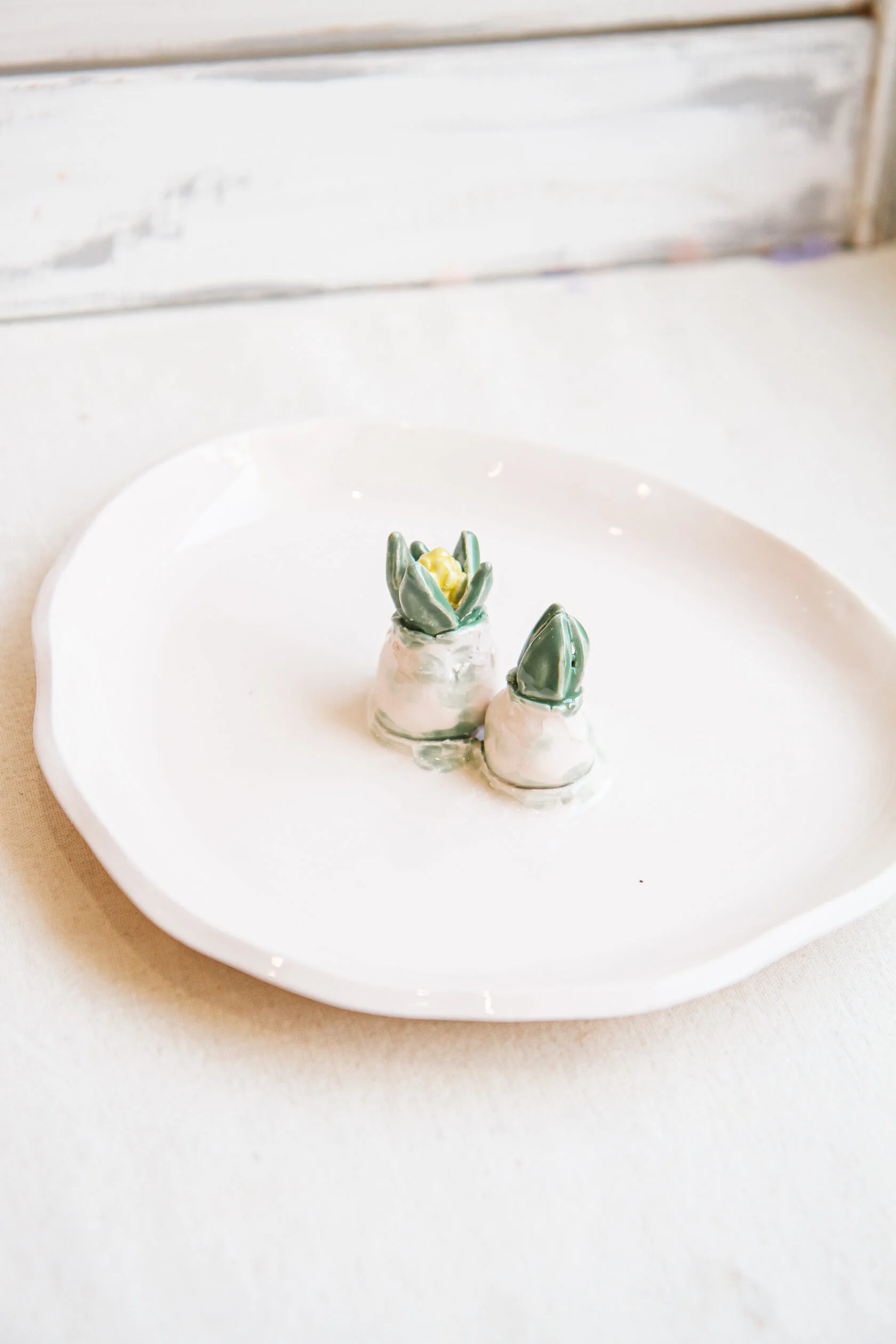 Тарелка Гиацинт (с желтыми цветами)