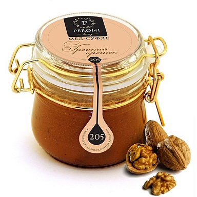 Мед-суфле Грецкий орешек, 250 гр.