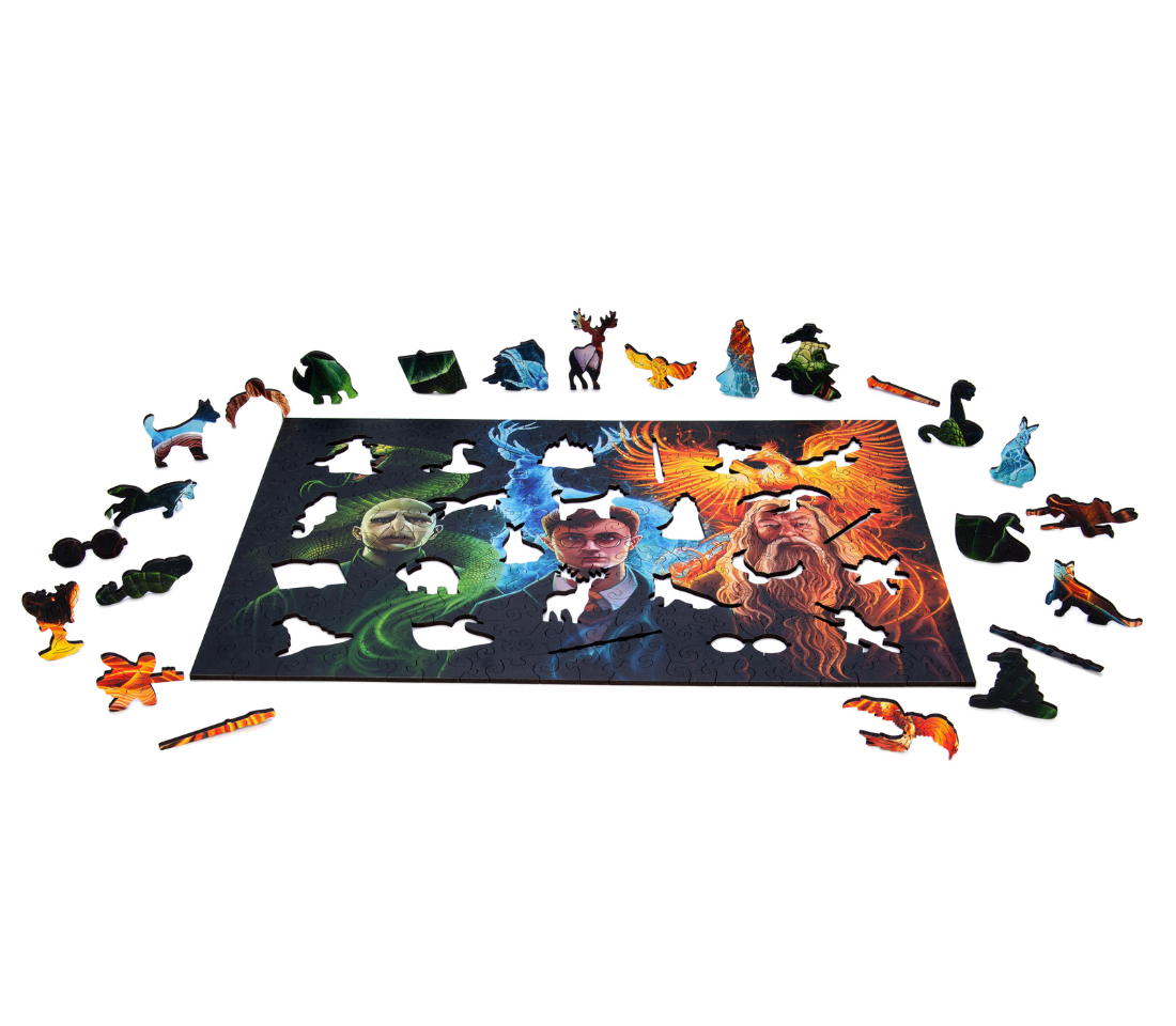 Деревянный пазл Гарри Поттер. Три Волшебника