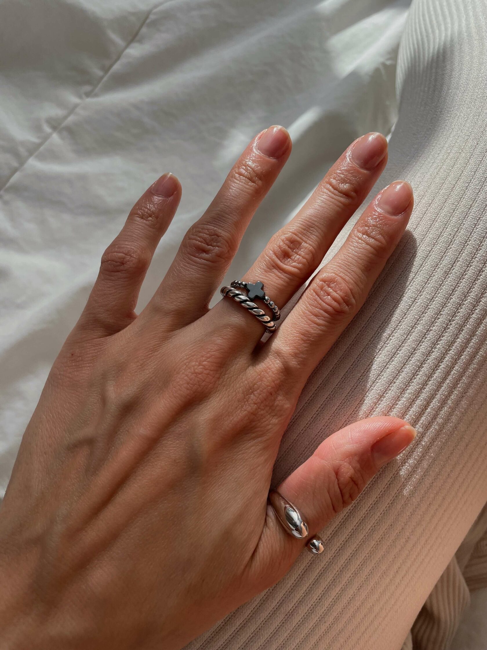 Кольцо Minimal Витое толстое (серебро) 16р