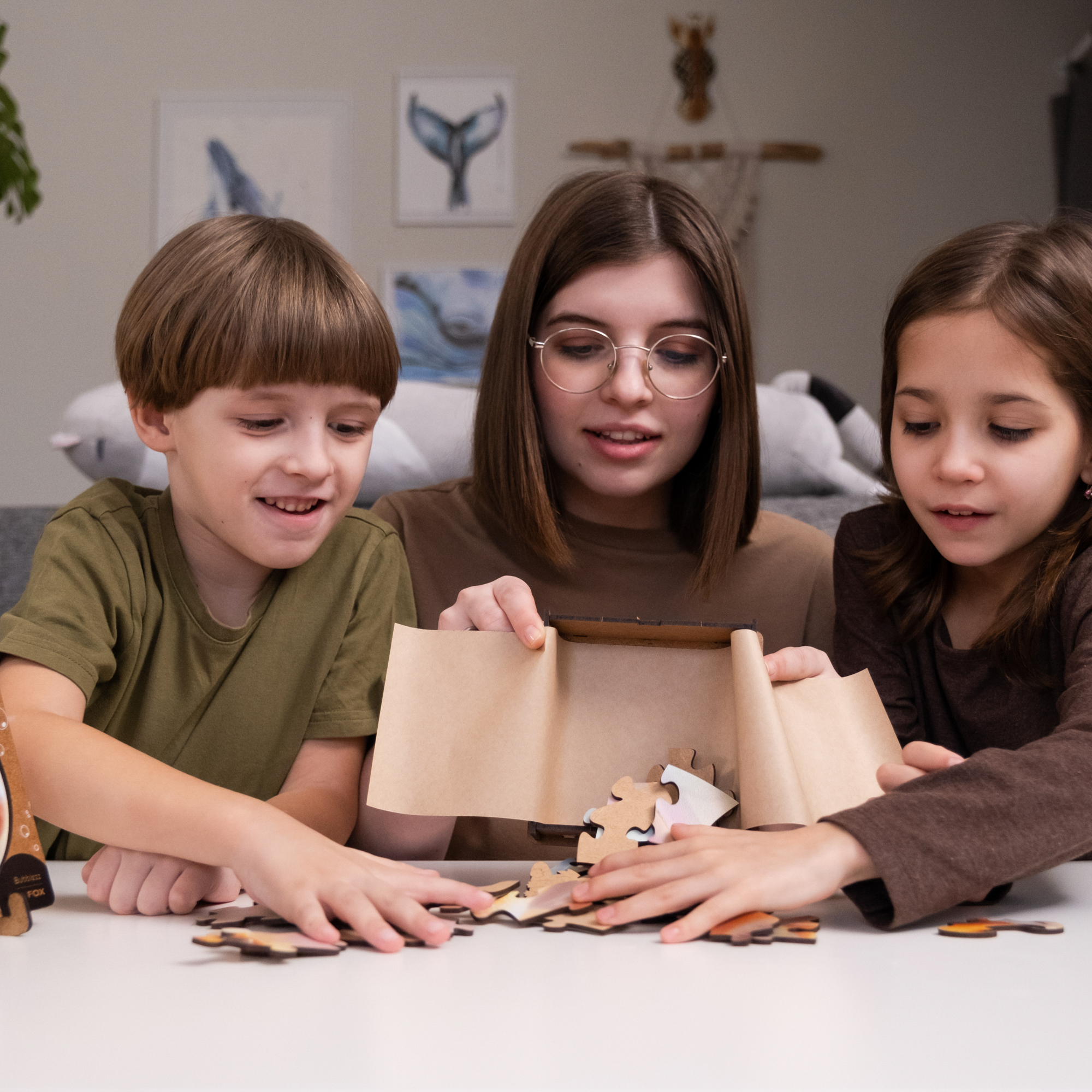 Деревянный пазл Bubblezz Лиса