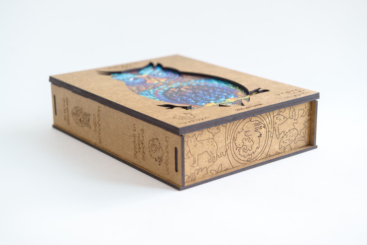 Деревянный пазл Чарующая сова M