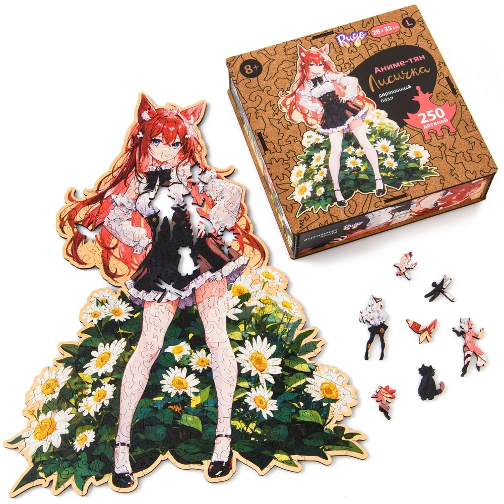 Деревянный пазл Аниме - Тян L