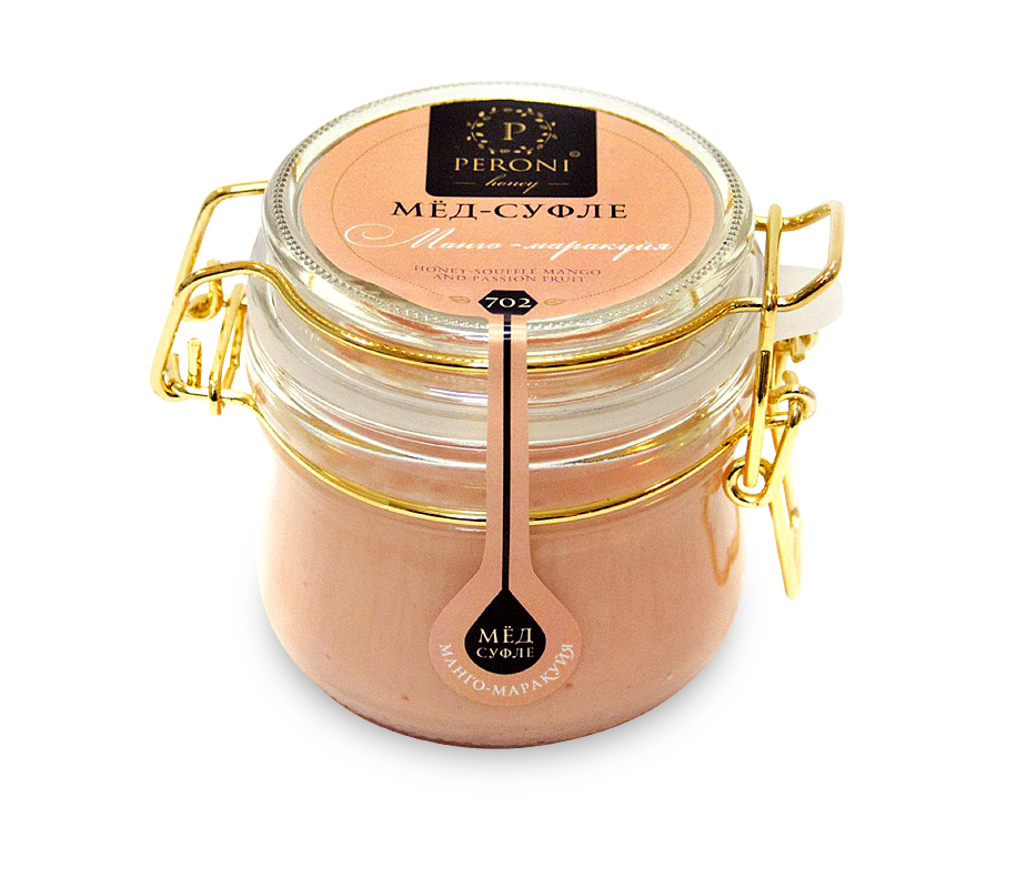 Мед-суфле Манго-маракуйя, 250 гр.