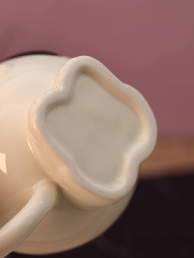 Кружка керамическая Puppy ears (white)