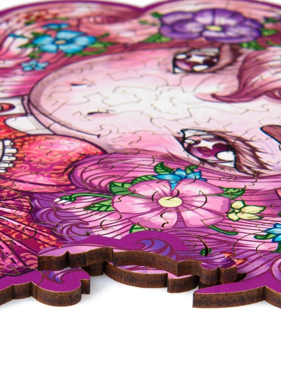 Деревянный пазл Единорог Т