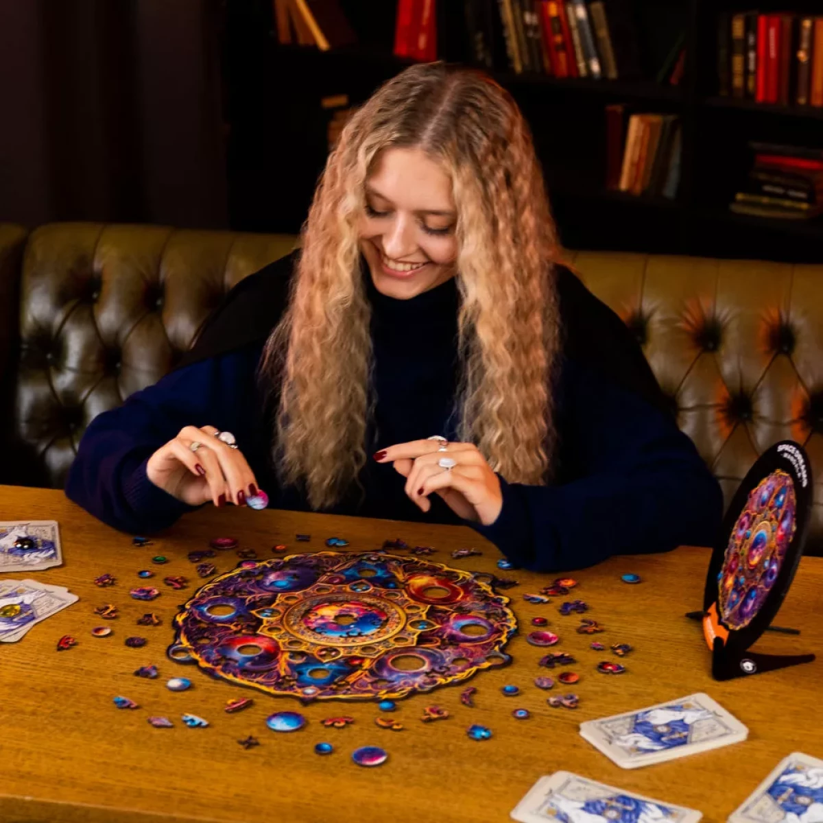 Деревянный пазл Мандала Космической Мечты M