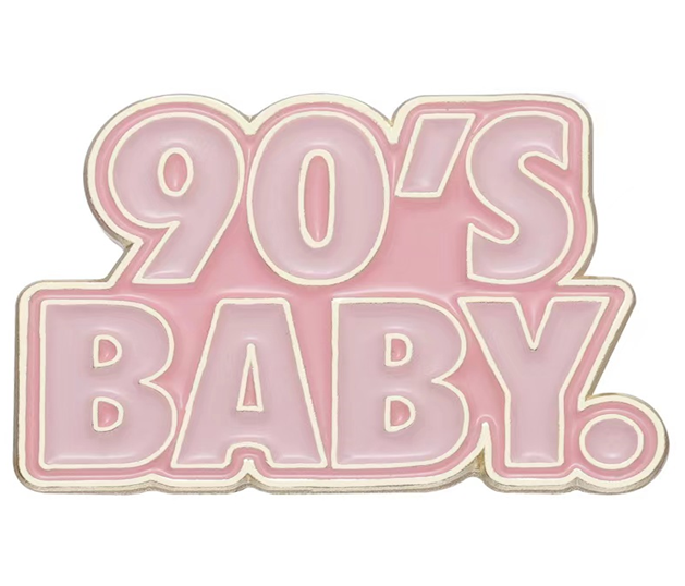 Значок металлический iLikeGift 90s baby
