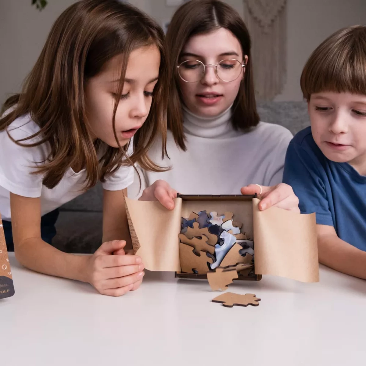 Деревянный пазл Bubblezz Волчонок, 30 дет.