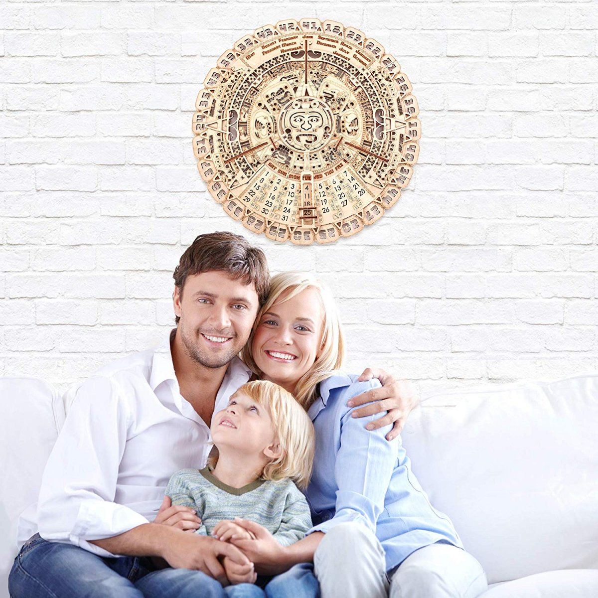 Механическая сборная модель Wood Trick Календарь Майя