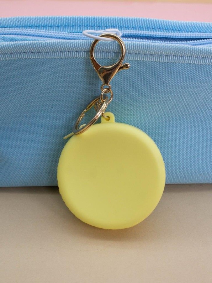 Брелок-кошелёк Simple round (yellow)