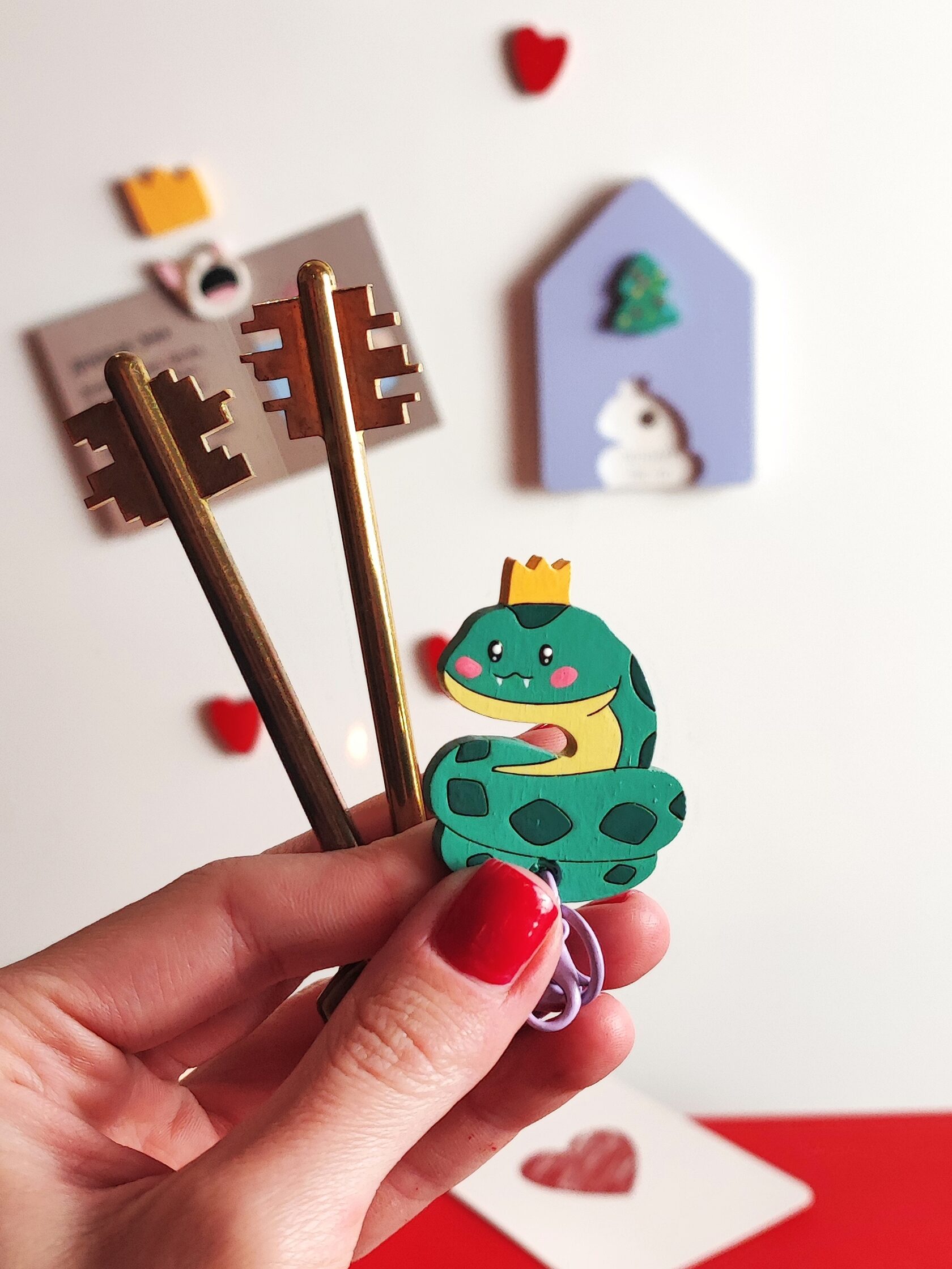 Ключница одинарная Змейка