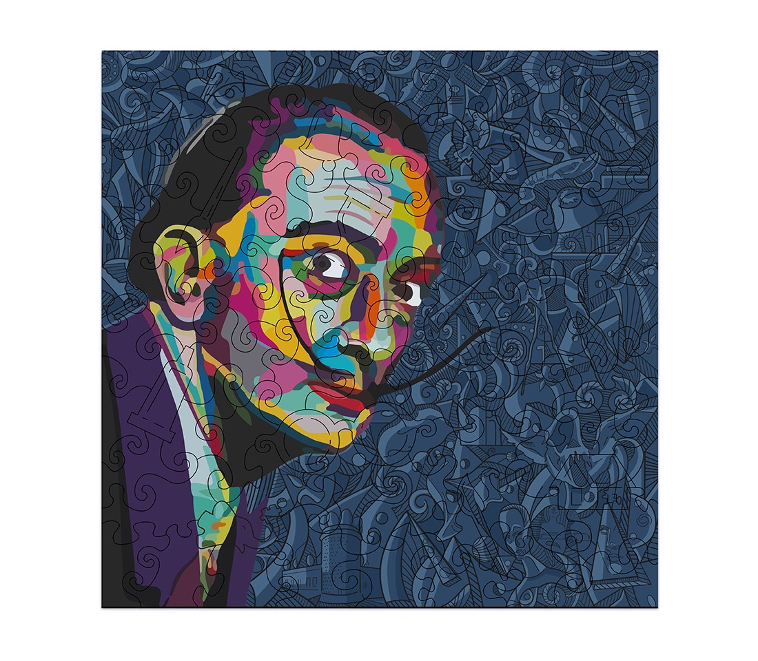 Деревянный пазл Поп-Арт Дали