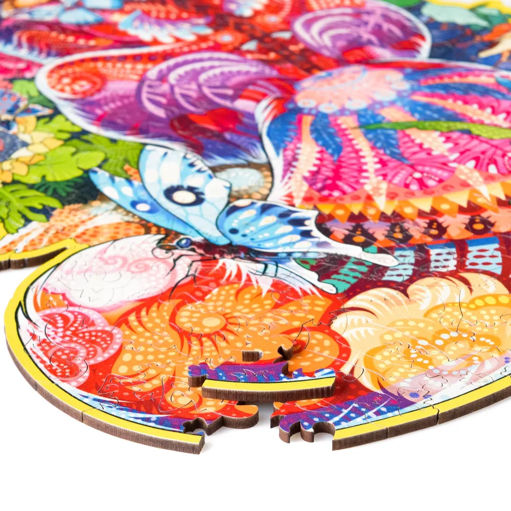 Деревянный пазл Лиса 24х36 см, 160 деталей FoxL