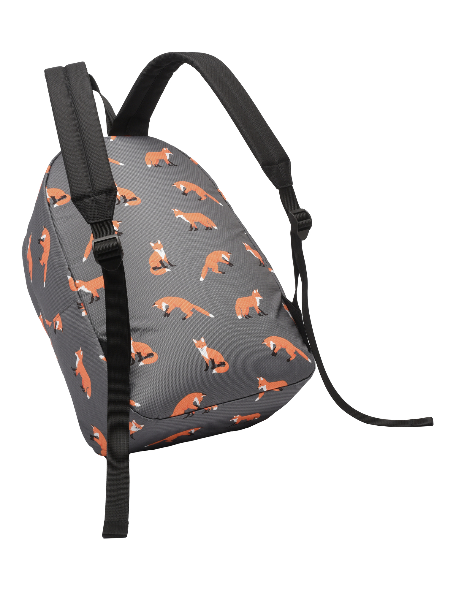 Рюкзак 869 (Лисы серый фон)