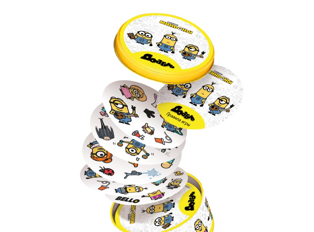 Настольная игра Доббль. Миньоны