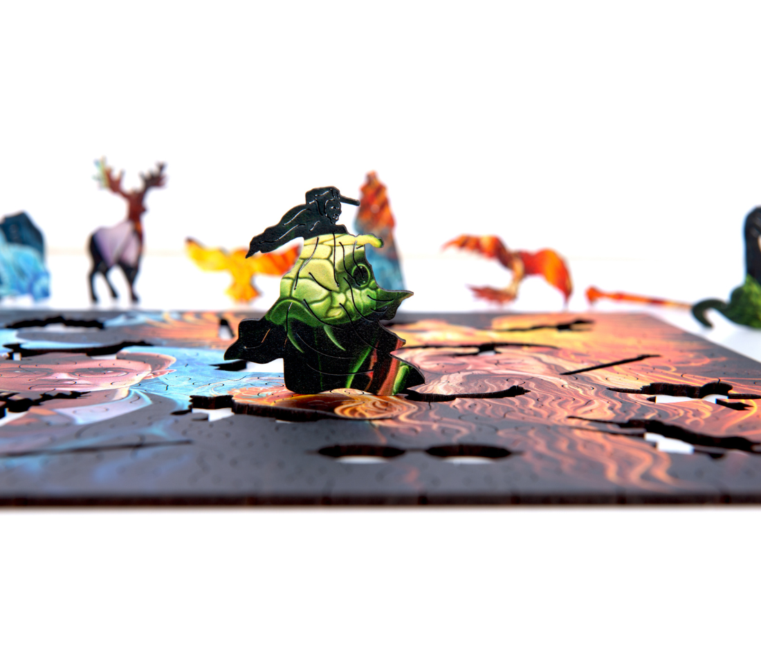 Деревянный пазл Гарри Поттер. Три Волшебника