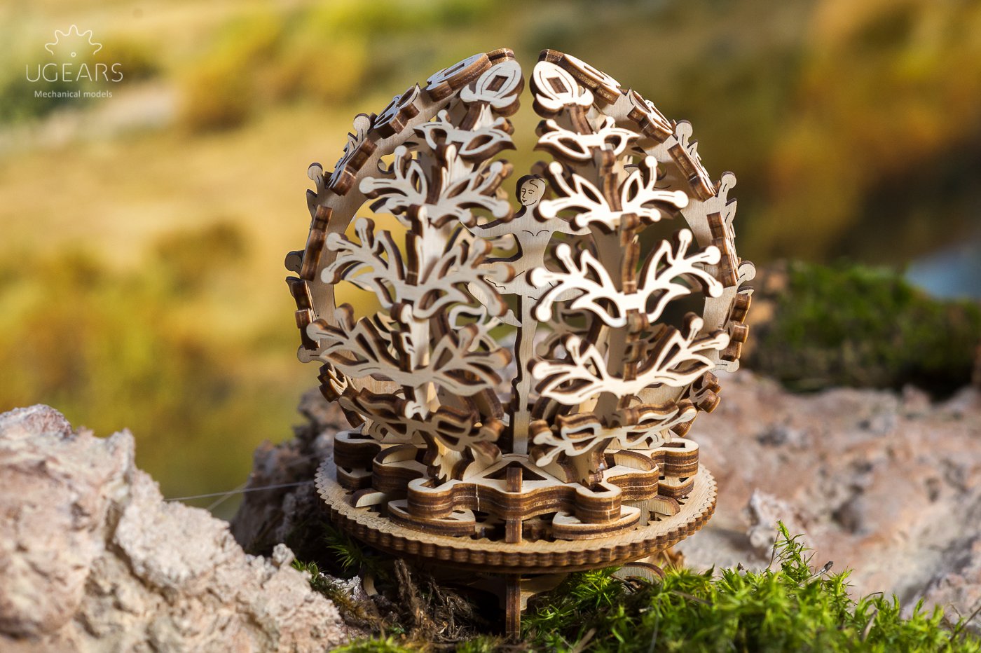 3D-пазл UGears Цветок