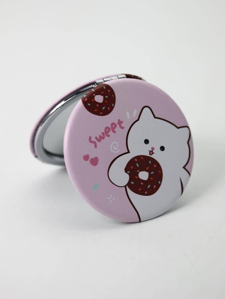 Зеркало Sweet donut round (pink)