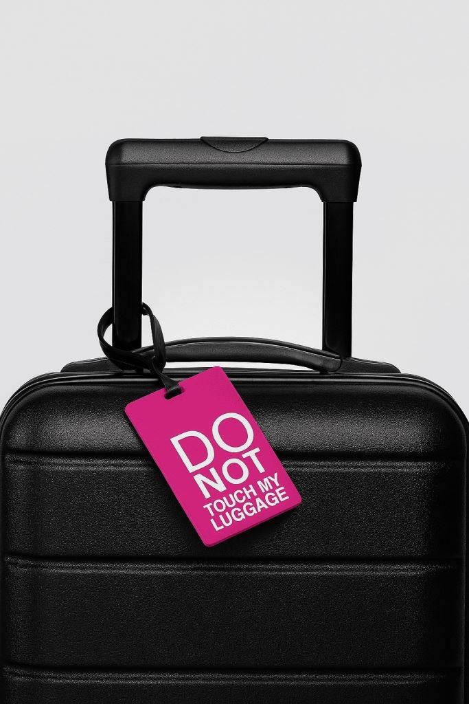 Бирка для багажа Do not touch my luggage