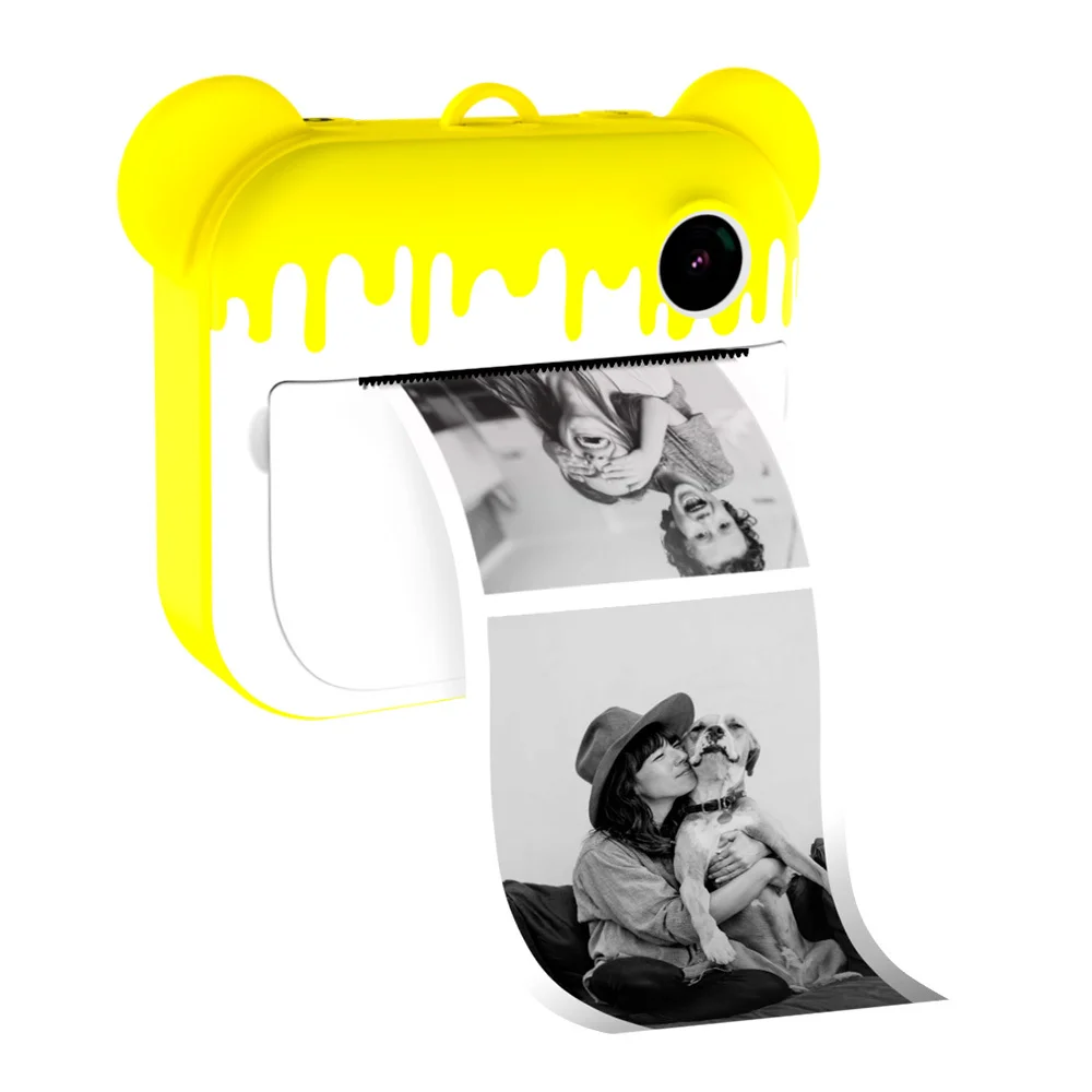 Фотоаппарат моментальной печати LUMICAM DK04 yellow paint