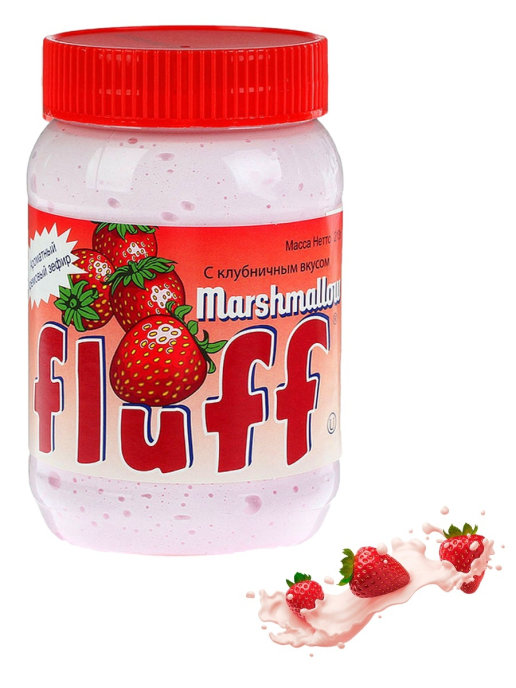 Кремовый зефир Marshmallow fluff клубника 213 гр