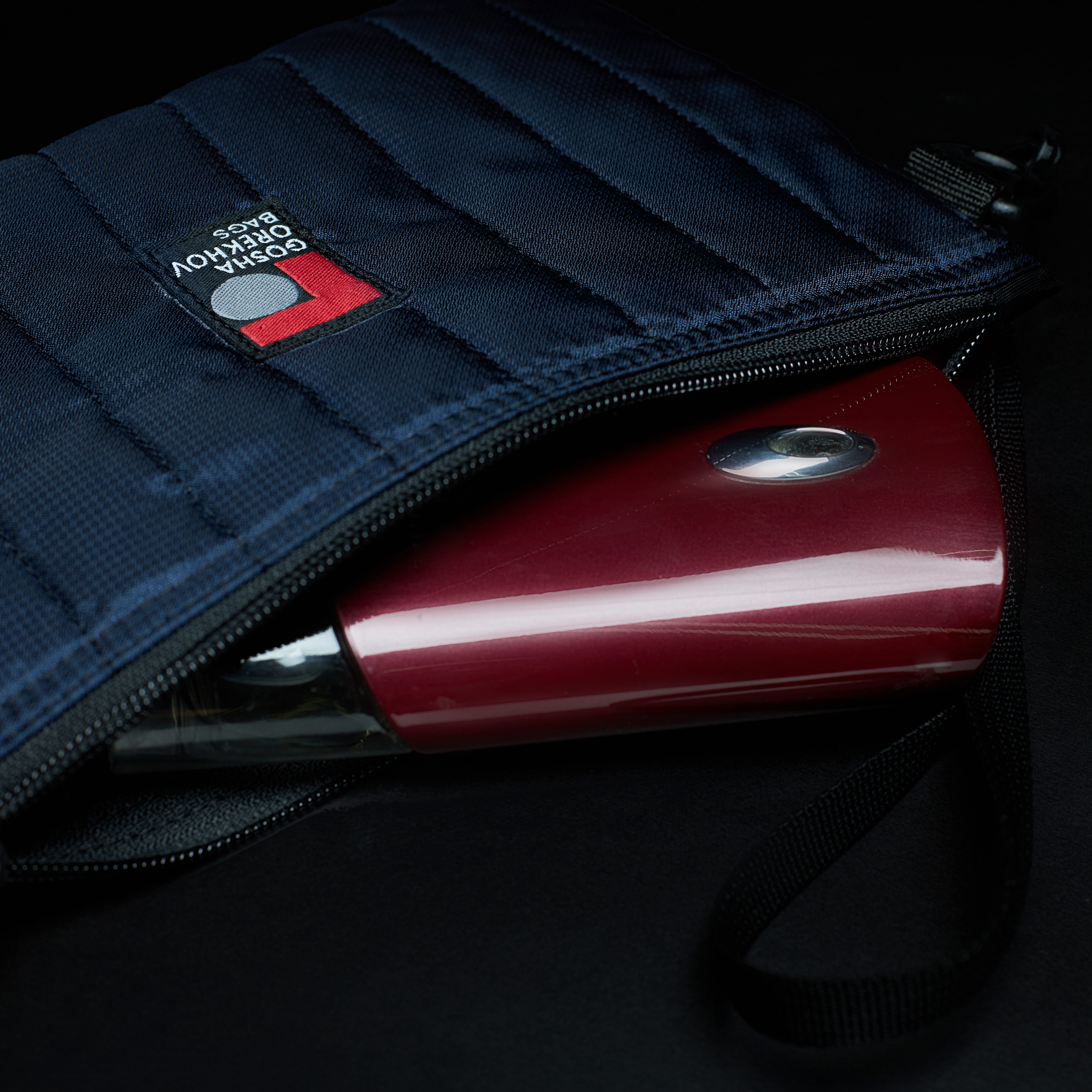 Сумка GO REFRIGI STRIPES Necessary bag темно-синий