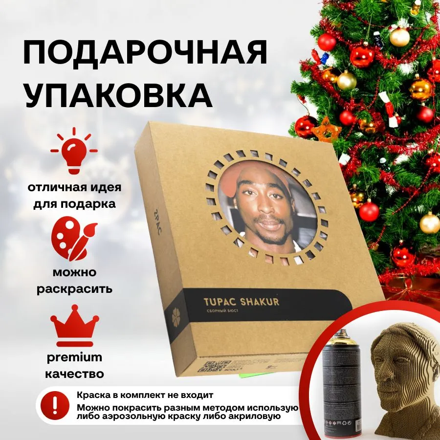 3D конструктор Тупак Шакур