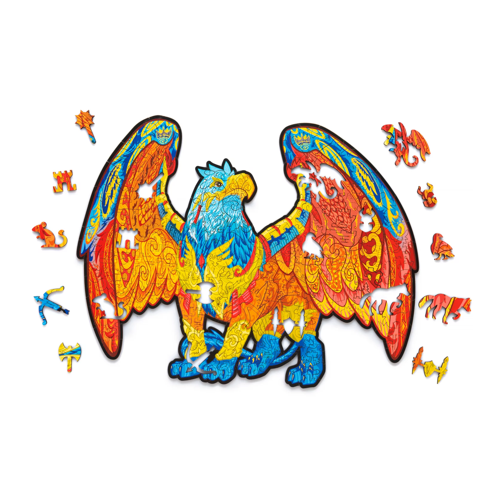 Деревянный пазл Грифон L