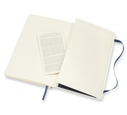 Записная книжка Classic Soft (в линейку) Large синий