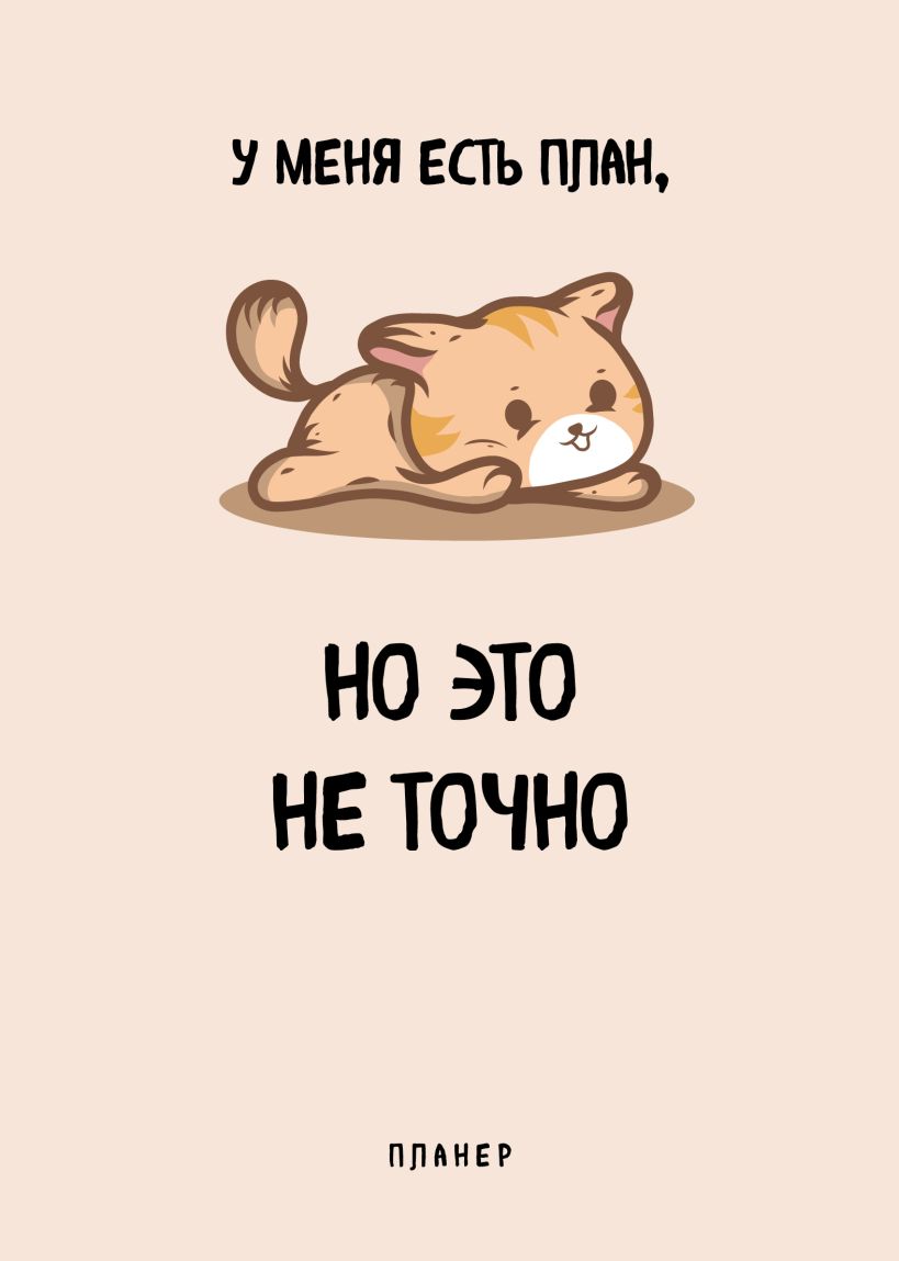 Блокнот-планер У меня есть план