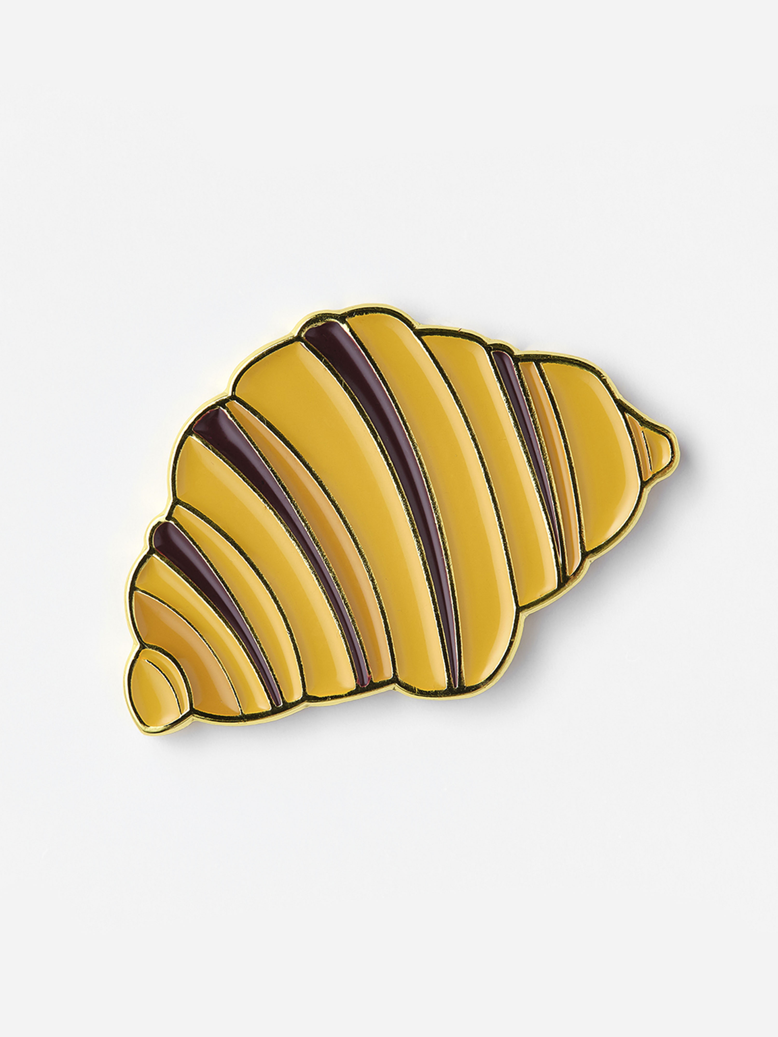 Значок эмалированный Круассан