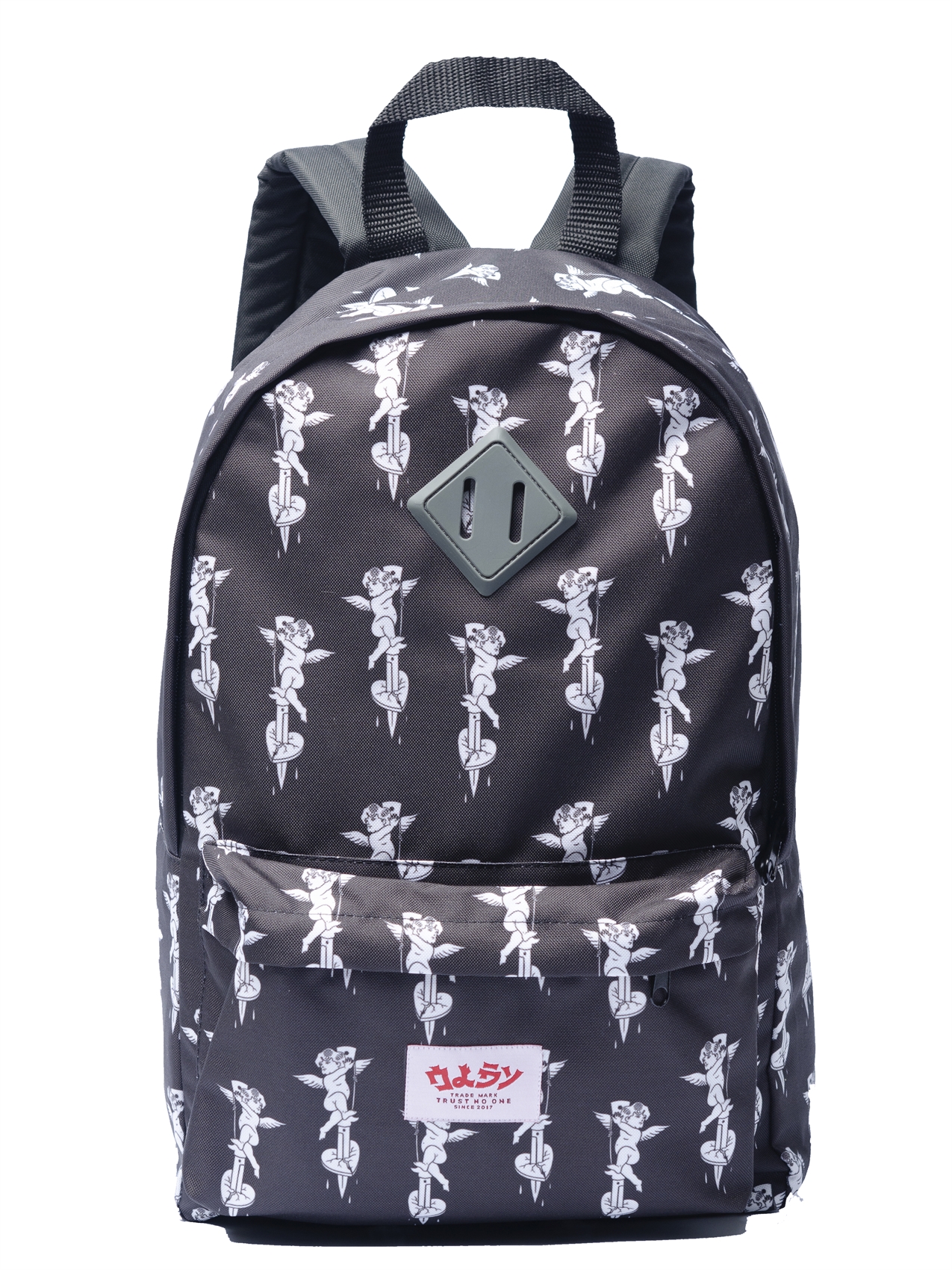 Рюкзак Oldy принт (черный, Ангелы)