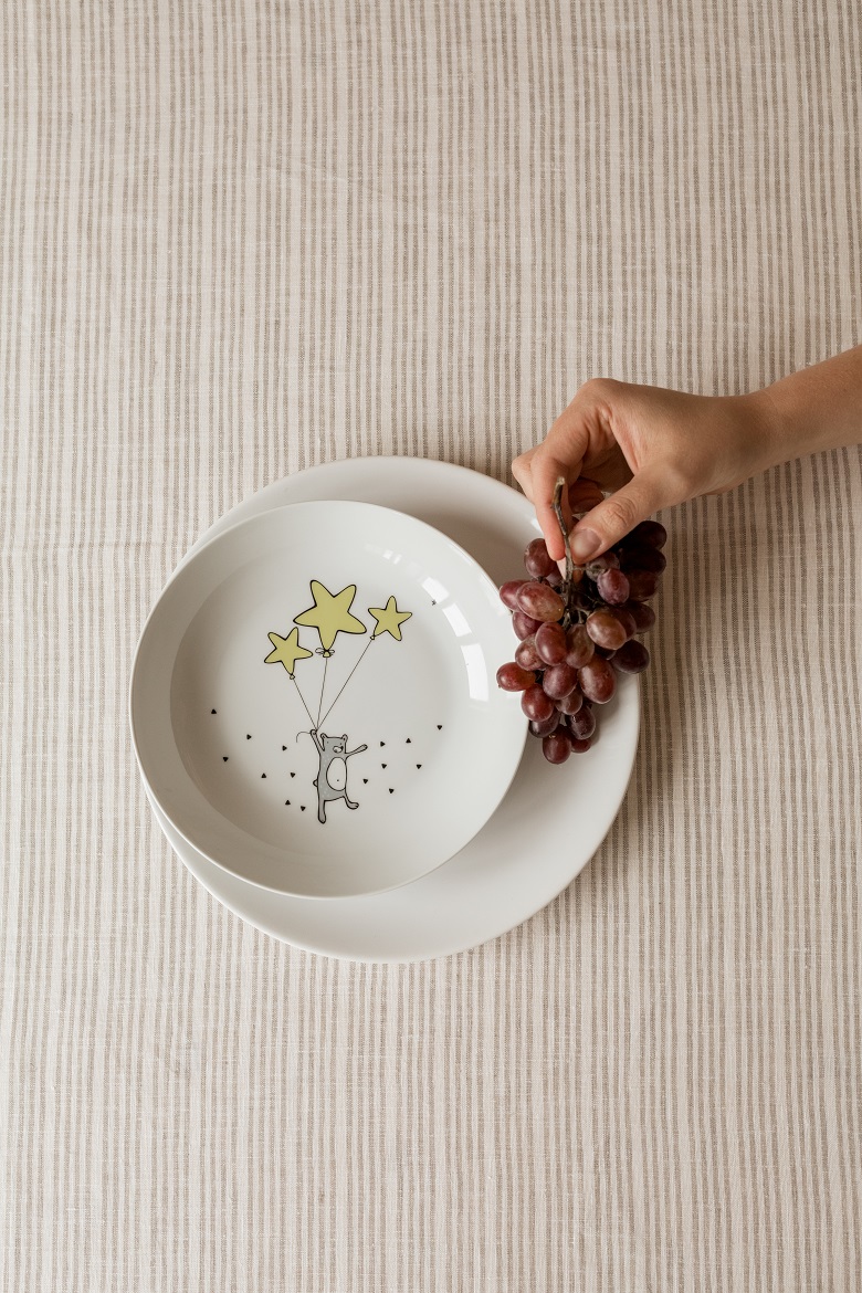 Тарелка глубокая Звездный мишка, 20 см.