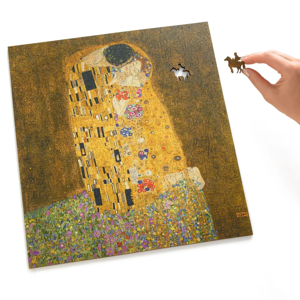 Деревянный пазл Климт Поцелуй
