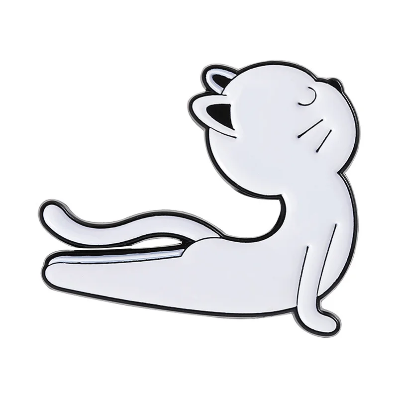 Пин металлический Pinchi Йога котики. Поза кобра