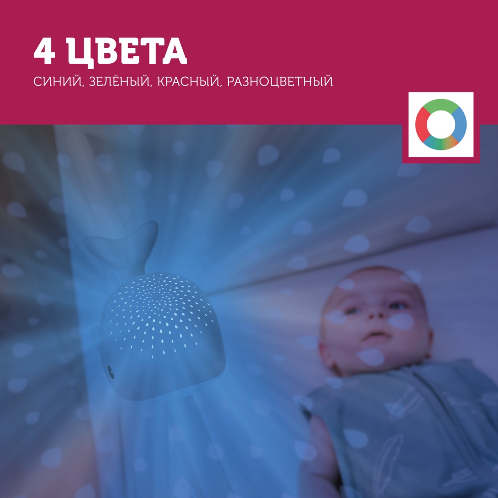 Проектор водяных капель Кит Валли (розовый)