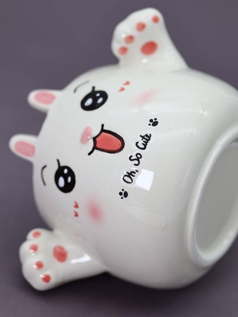 Кружка керамическая Oh, so cute bunny, 410 мл